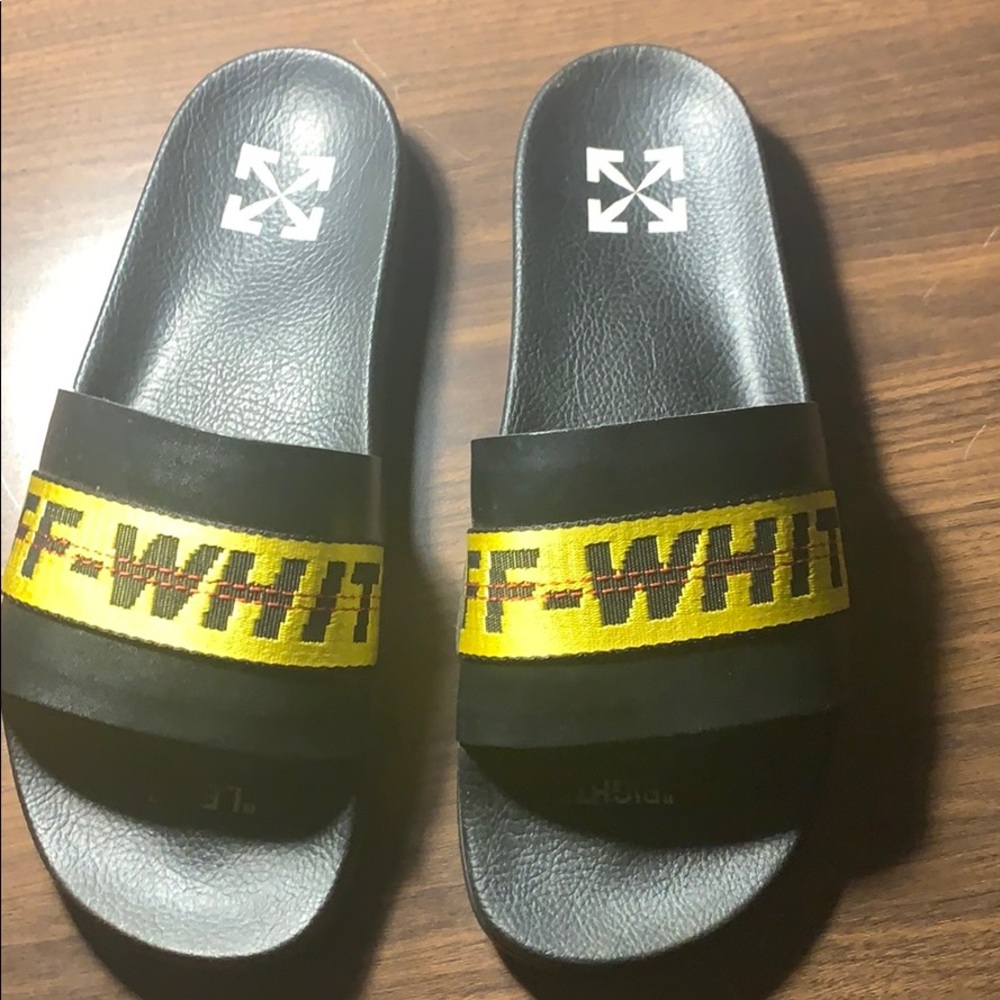 Off white slides